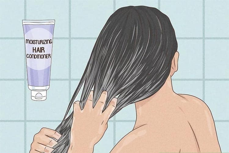 ریزش مو هنگام شامپو زدن 